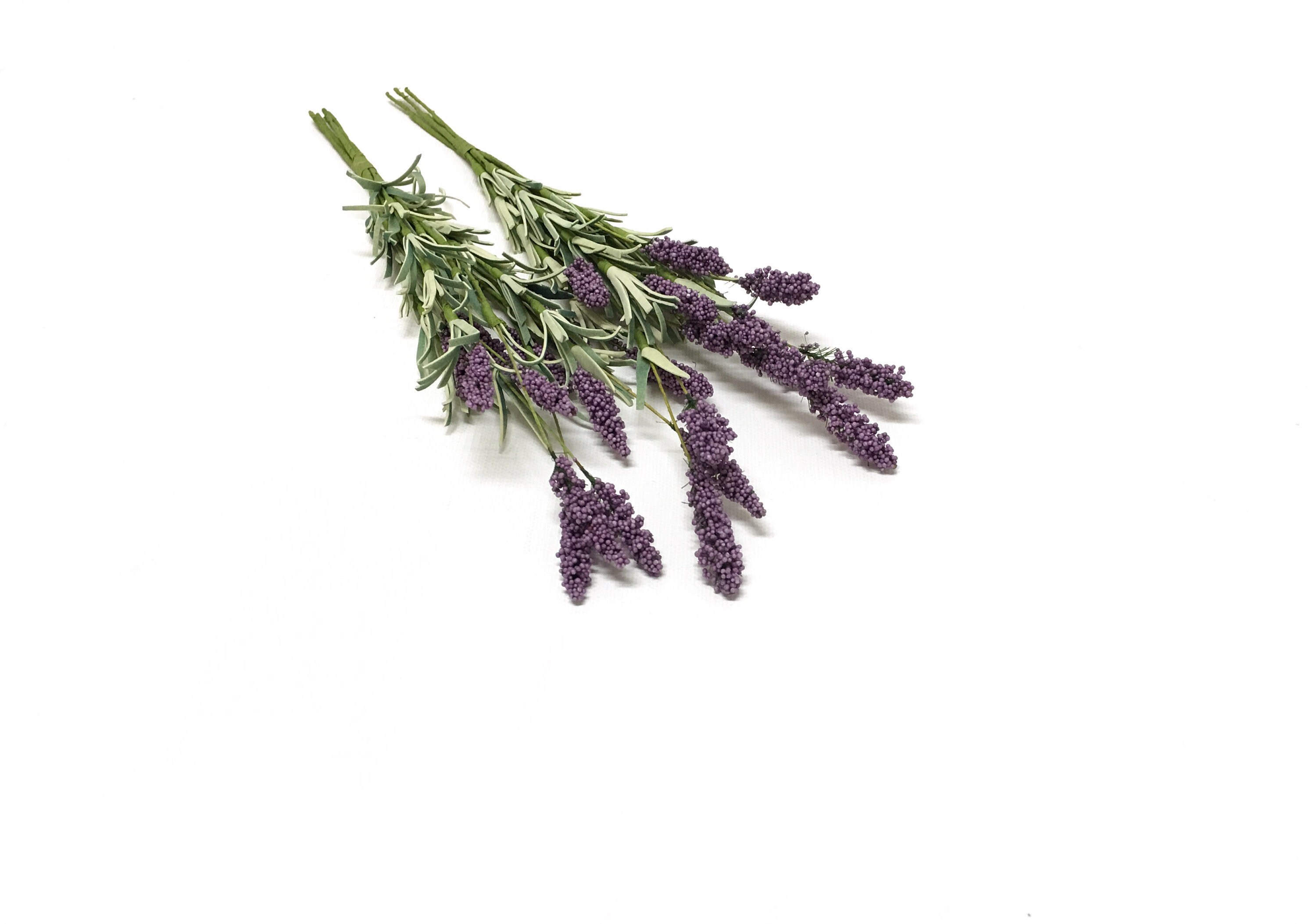 2 Bunches PURPLE Artificial Mini Cattails Artificial Etsy