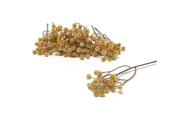 GULA Plast Konstgjorda Baby's Breath Kluster - Gypsophila, Konstgjorda Blommor, Fyllnad, Bröllop, Blomkrona, Håraccessoarer, Corsage