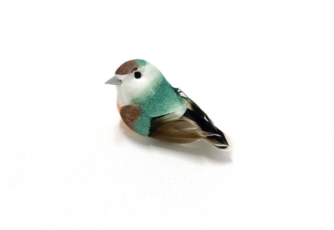 TINY Artificial Decorative Feather Bird Craft Embellishment, Home Decor