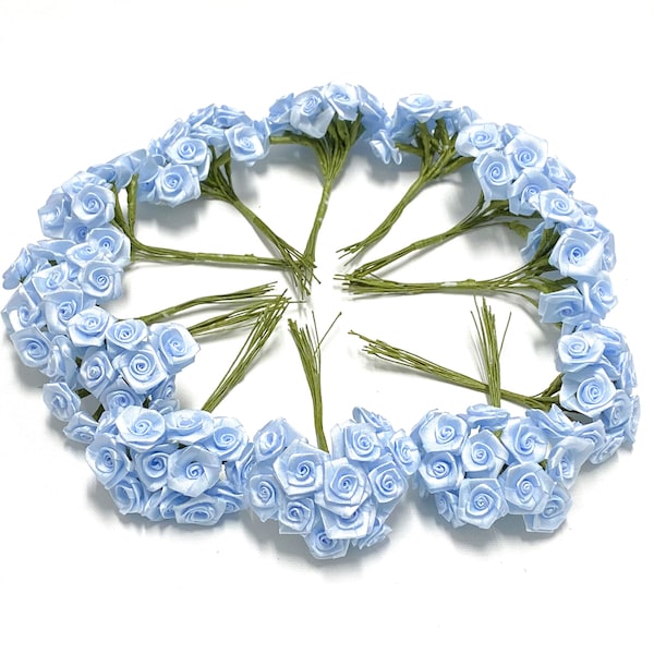 Blue Ribbon Roses - Etsy