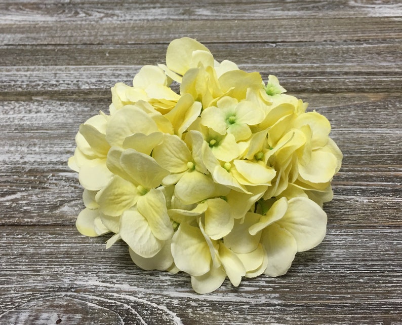 Artificial Flower Petals 80 Artificial Hydrangea Blossoms in Deep Brown- Silk Flowers Embellishments Millinery Wedding Hair Accessories
