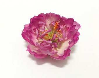 Small ORCHID PURPLE Artificial Peony - Artificial Flowers, Silk Flower, Mllinery, Wedding, Flower Letters, Hair Accessories, Flower Crown