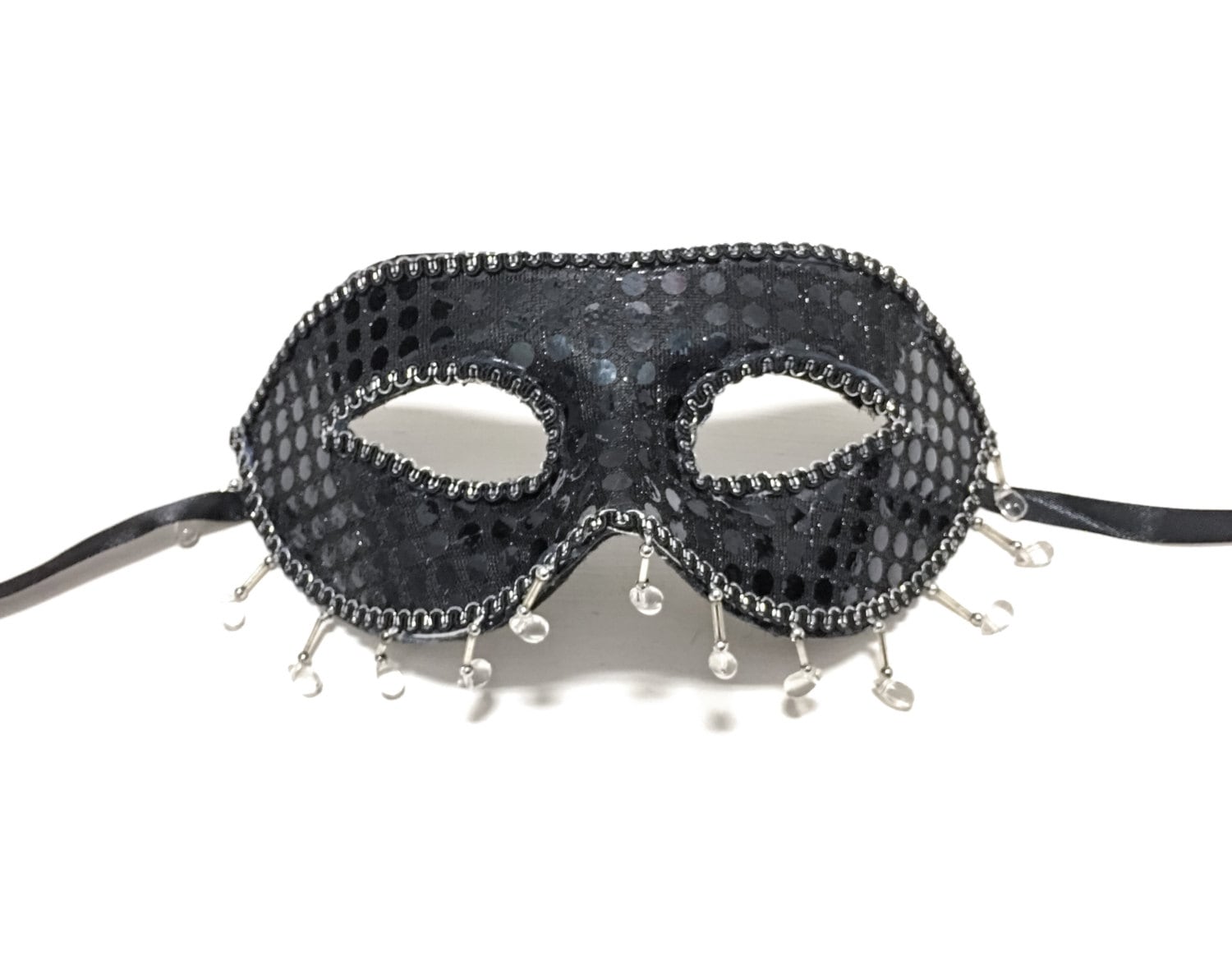 Masquerade Mask BLACK Half Mask Costume Party Mask Etsy