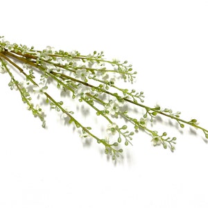 Artificial WHITE Jasmine Spray - Artificial Flowers, Silk Flowers, Flower Crown, Wedding Flowers, Wreath, Centerpiece, Flower Arrangement
