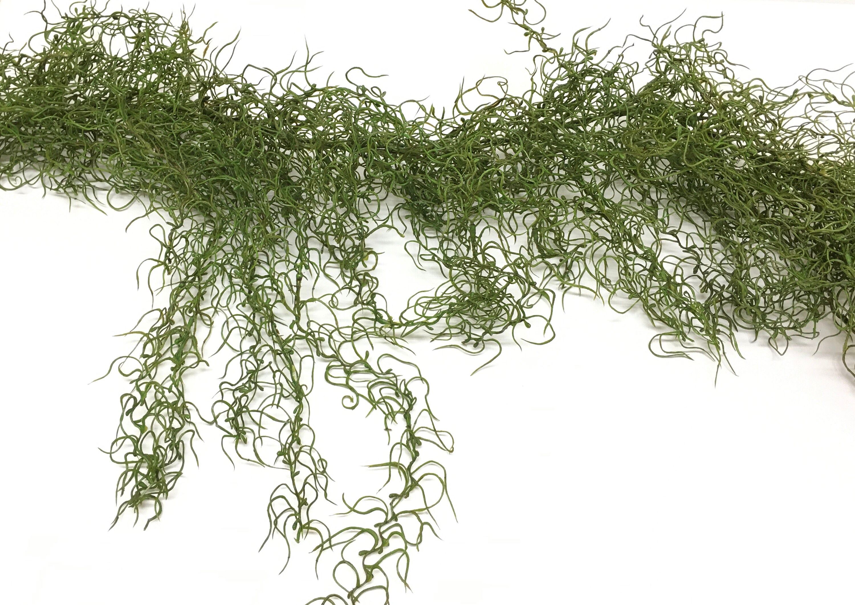 42 Large Artificial Spanish Moss Hanging Bush in Green/gray