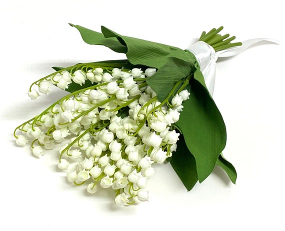 Image of Lily of the valley bush as a wedding bouquet