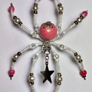 Christmas Spider  ornament / Crystal Spider / Spider Collectable / legend of the Christmas Spider, Christmas ornament, beaded spider