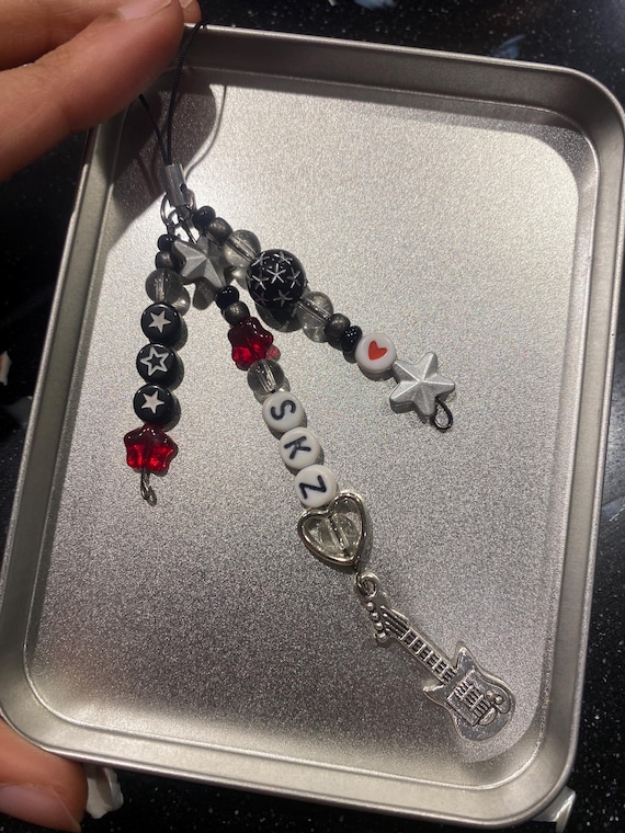 Stray Kids - Black and Red phone charm