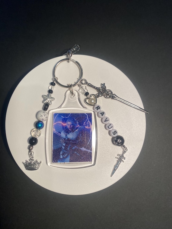 RAVUS Final Fantasy XV KEYCHAIN - Ravus from Final Fantasy 15 beaded keychain