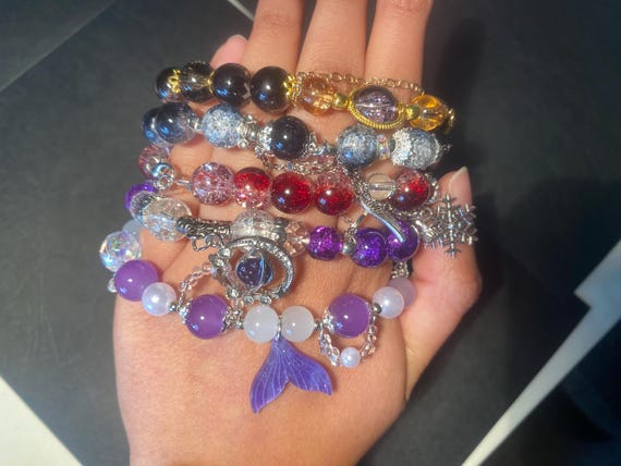 LOVE AND DEEPSPACE beaded bracelet set ! Caleb Zayne Sylus Xavier Rafayel