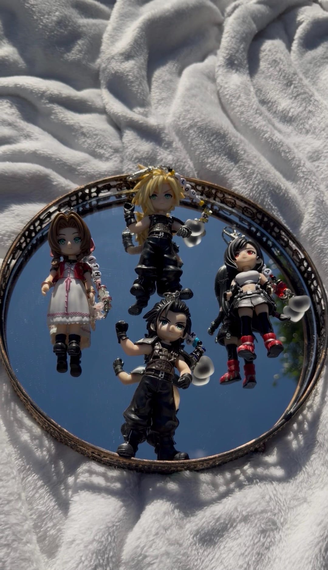 FINAL FANTASY VII Chibi Nendroid Figurines ! Zach, Cloud, Tifa & Aerith ! - Etsy
