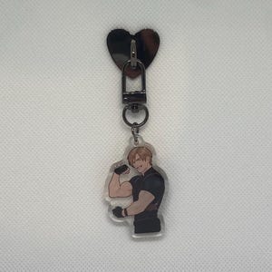 LEON KENNEDY RESIDENT Evil inspired Acrylic Keychain !! -