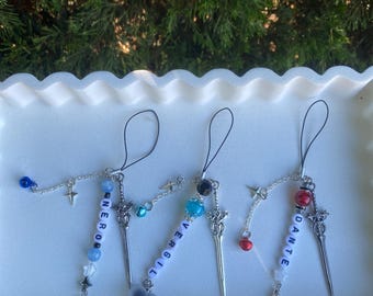 DEVIL MAY CRY Phone charms !! inspired by Vergil, Nero and Dante Sparda