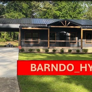 1200 SQ. Ft. 2BR 2Bath Barndo-Hybrid House Plans, 400 SQ Ft Open carport.Barndo-Hybrid  because built like a Barndo with Hardie Board ext.