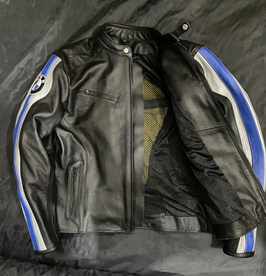 Bmw Motorradjacke Bmw Leather Bmw Motorrad Club Jacket New Black