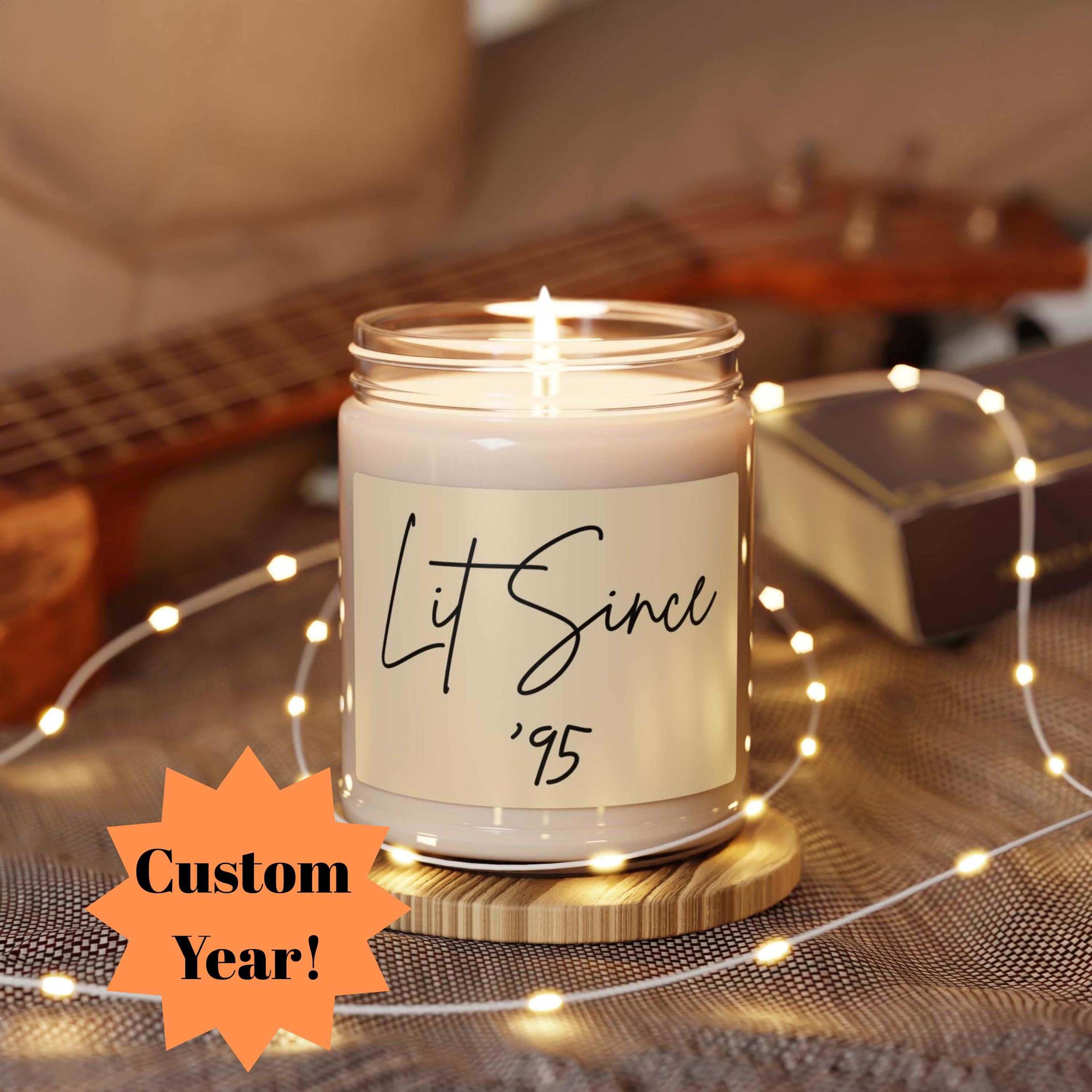 デザイナーキャンドル3個セット 95年から点灯しているカスタムイヤー。面白い30歳の誕生日ソイ