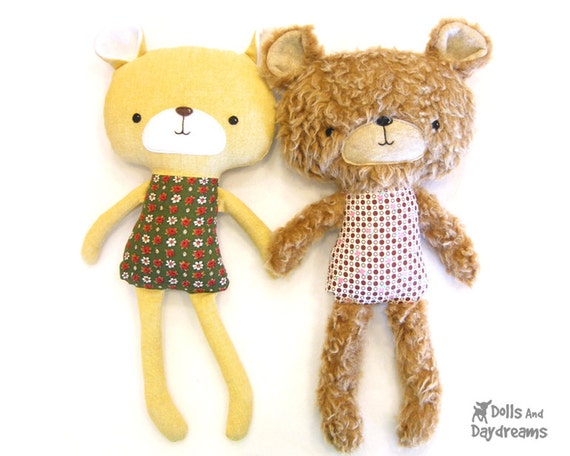 easy teddy sewing pattern