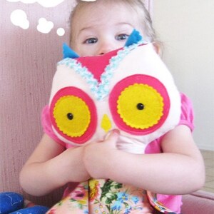 Owl PDF Sewing Pattern Softie Stuffed Toy image 3