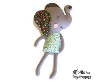 Elephant Sewing Pattern PDF Instant Download