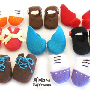 Doll Shoes PDF Sewing Pattern