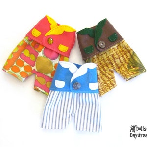 Waistcoat Shorts Boy Toy Clothes PDF Sewing Pattern image 3