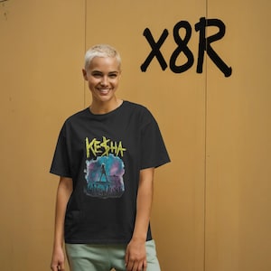 Kesha 2025 Concert T-Shirt, Unisex Cotton Tee, Kesha Fan Gift, Graphic Merchandise, Comfort Colors, Kesha Tour Tee