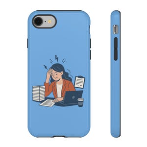 Stress Relief Phone Case, Tough Cases for Busy Professionals, Fun Gift for Coworking, Motivational Work Accessories, Great for Office Use,