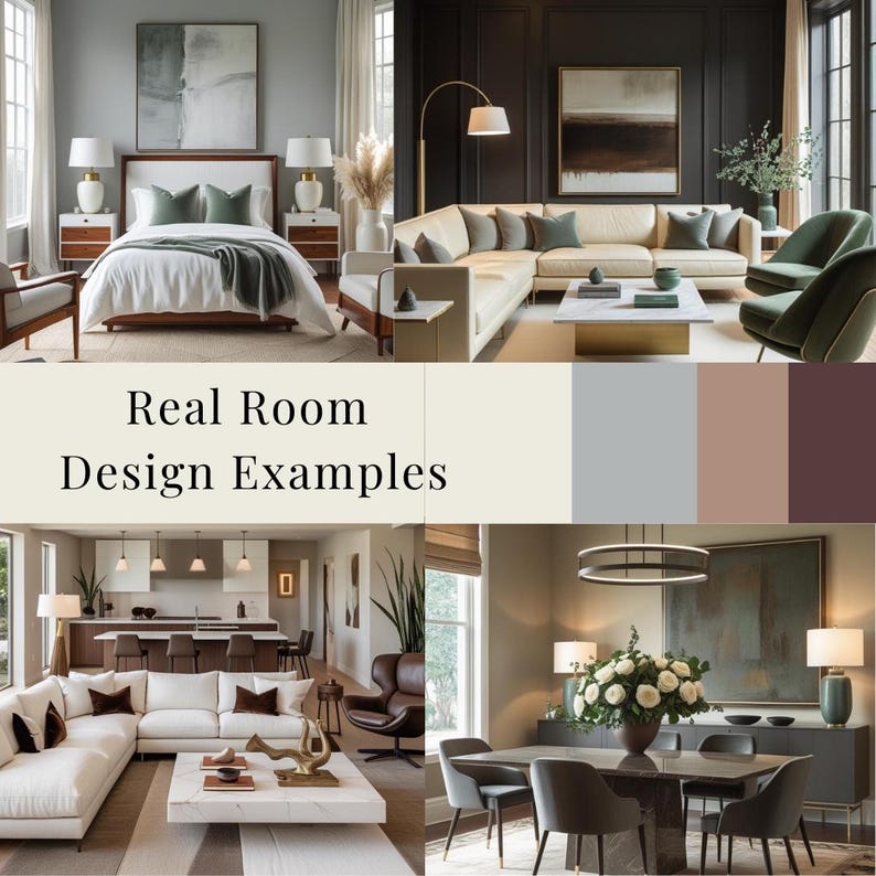 Sherwin Williams Alabaster Paint Color Palette: Whole Home Color Scheme ...