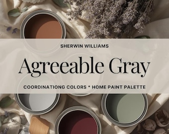 Sherwin Williams Angenehme Graue Farbpalette: Gemütliches Innenfarbschema PDF-Download