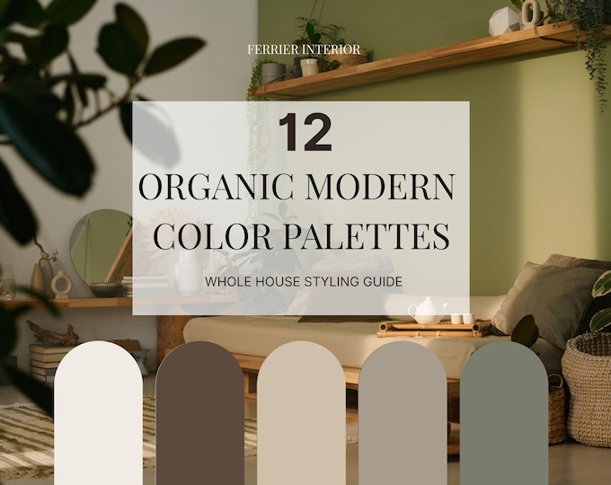 ORGANIC MODERN Benjamin Moore Paint Palette, EARTHY Organic Color ...