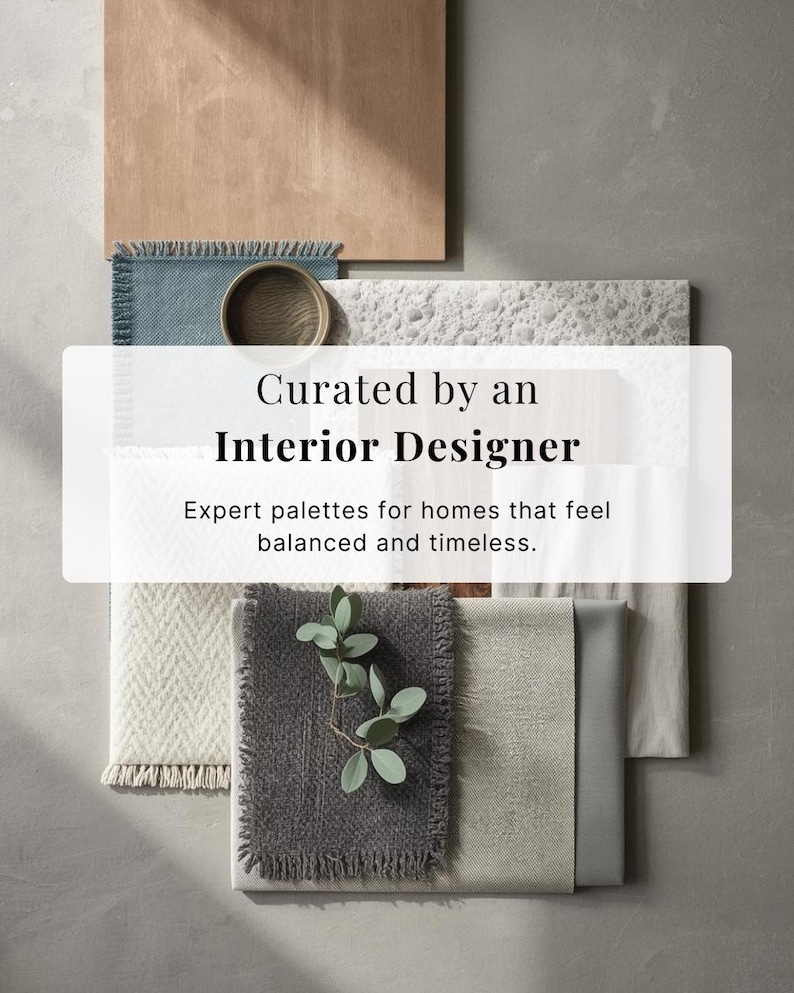Curated visual reference: Creating Coordinated Interior Design Reference: Sherwin Williams Rocky River Color Palette Whole House Interior Paint