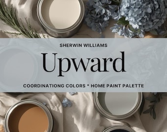 Sherwin Williams Aufwärts-Farbpalette: Innenfarbschema Gemütliches Haus Blaue Farbe PDF-Download