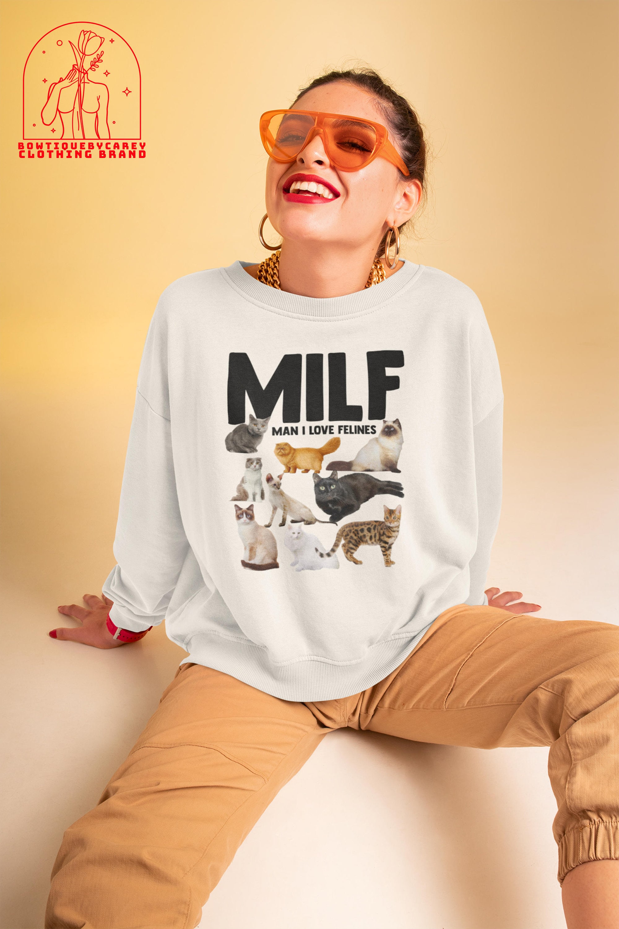 Discover MILF Man I love Felines Funny Cats Vintage T-Shirt, Cat Shirt, Cat Lovers Shirt, Kitten Shirt, Black Cat Shirts