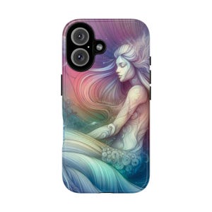 Mermaid iPhone Case 8 to 16 Pro | iPhone 11 12 13 14 15 16 | Ocean Princess Aesthetic | Enchanted Sea Design | Artistic Fairytale Cover
