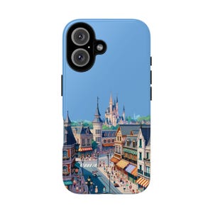 Theme Park iPhone Case 8 to 16 Pro | iPhone 11 12 13 14 15 16 Cover | Theme Park Inspired | Cute Gift | Fairytale Phone Accessory