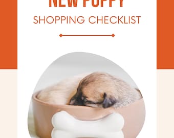 Lista de verificación para cachorros nuevos