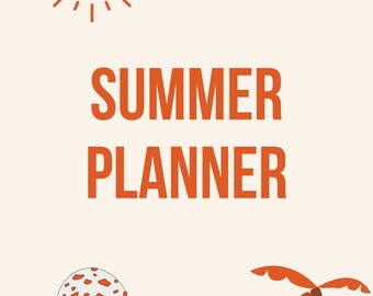 PAQUETE Kids Learning Mega: Cuaderno de ejercicios de educación en casa, Planificador de verano (PDF imprimible)