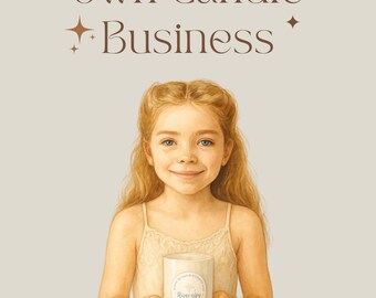 Manual de negocios de velas para niños / Curso para jóvenes emprendedores (Descarga digital)