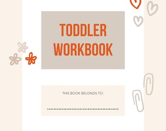 Mi cuaderno de ejercicios para niños pequeños: divertidas actividades de aprendizaje para edades de 2 a 4 años