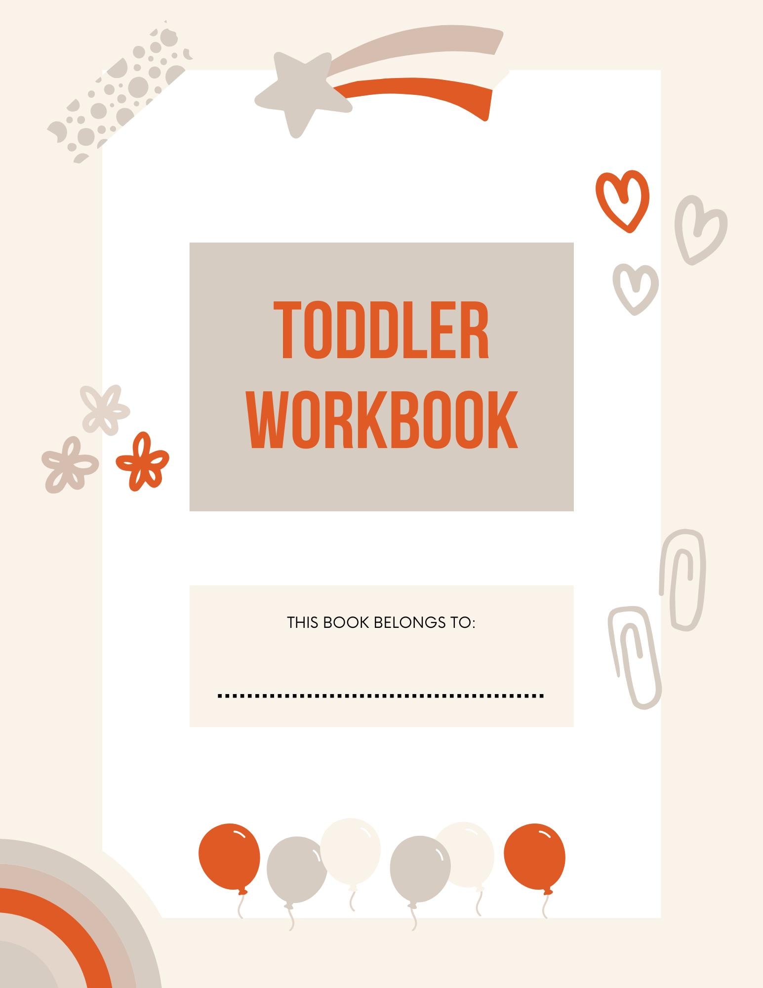 My Toddler Workbook: Fun Learning Activities for Ages 2-4