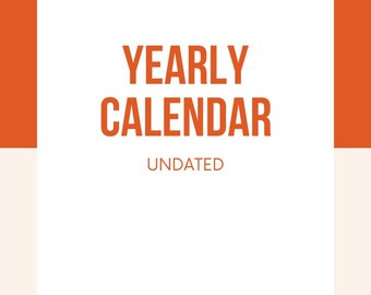 Calendario anual: Planificación para el hogar, la oficina y lo personal