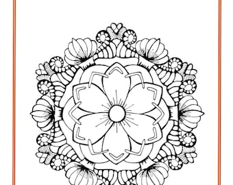 Libro para colorear de mandalas