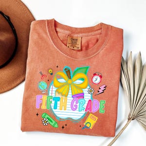 Fifth Grade Back to School Shirt: Funny 5th Grader Comfort Colors Tee