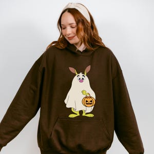 Mickey Mouse Ghost Halloween Sweatshirt: Spooky Season, Soft Fleece