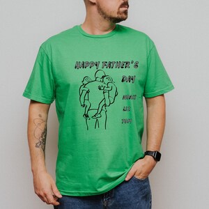 Custom Dad Shirt with Kid Names, Father&#39;s Day Gift, New Dad Tshirt, Personalized Dad T-Shirt, Custom Kids Names Shirt, Fathers Day Shirt