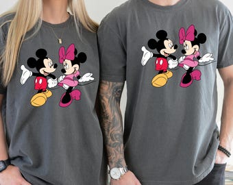 Mouse Couple Matching Shirts – Magical Land Trip Sweatshirt, Anniversary Gift for Couples, Honeymoon Husband and Wife Tees