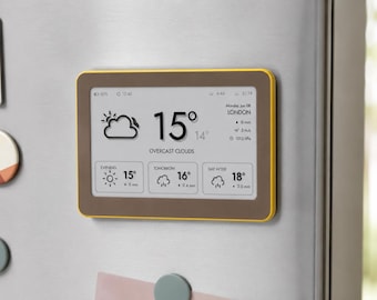 E-Paper Weather Station | Brisa Daylo, Warm Studio collection, WiFi Forecast Display, Air Quality