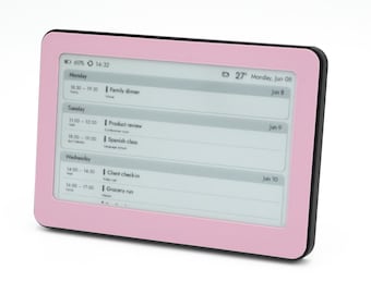 Google Calendar E-Ink Display | Brisa Daylo Soft Pop ICS Planner with Weather