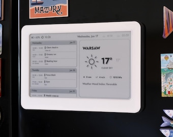 E-Paper Calendar Display | Brisa Daylo, Warm Studio collection, Google Apple Outlook ICS Planner
