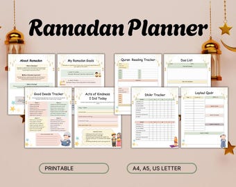 Ramadan Journal for Kids 2026 | Islamic Activity Book (Digital Download)